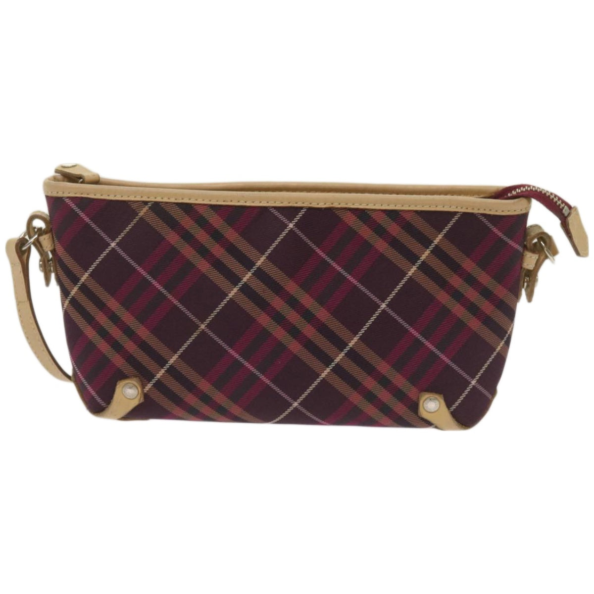 Burberry Nova Brand Check Red Shoulder Bag