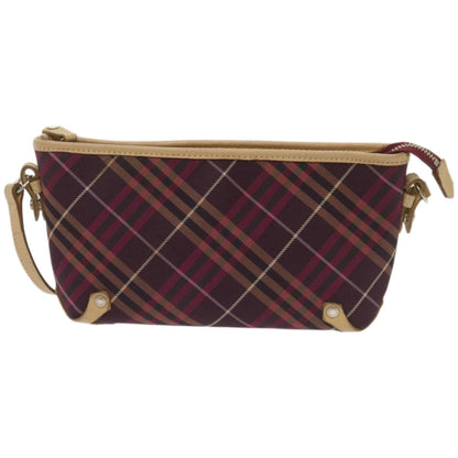 Burberry Nova Brand Check Red Shoulder Bag