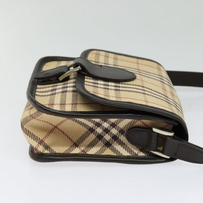 Burberry Nova Check Beige Canvas Shoulder Bag ( )