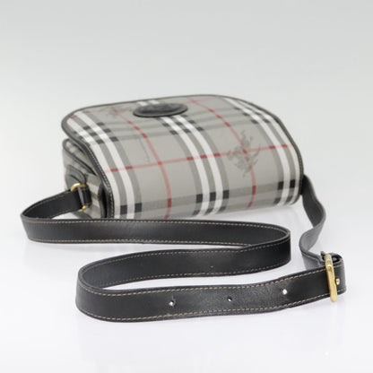 Burberry Nova Check Grey Leather Shoulder Bag ( )