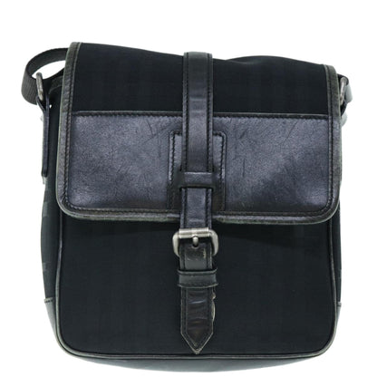 Burberry Brand Leather Black Shoulder Bag Style 4