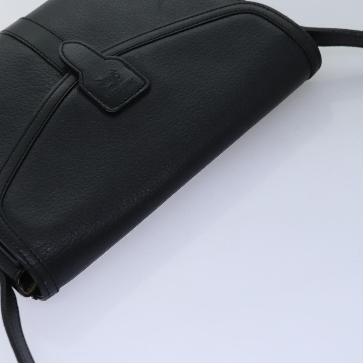 Burberry Brand Leather Black Shoulder Bag Style 2