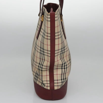 Burberry Nova Check Beige Canvas Tote Bag ( )