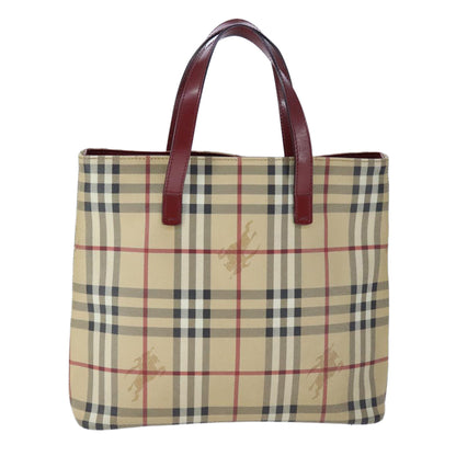 Burberry Nova Check Beige Canvas Tote Bag ( )