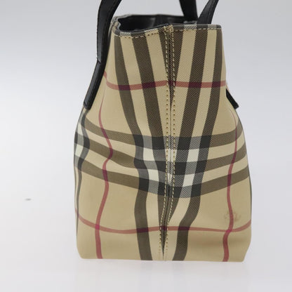 Burberry Nova Check Beige Canvas Handbag ( )