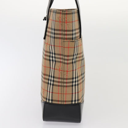 Burberry Nova Check Beige Canvas Tote Bag ( )