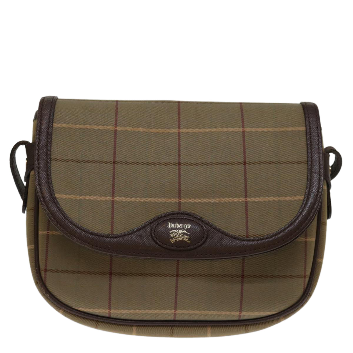 Burberry Brand Canvas White Shoulder Bag Style 5