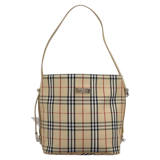 Burberry Blue Label Beige Canvas Shoulder Bag ( )