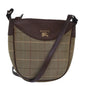 Burberry Nova Brand Canvas Brown Shoulder Bag