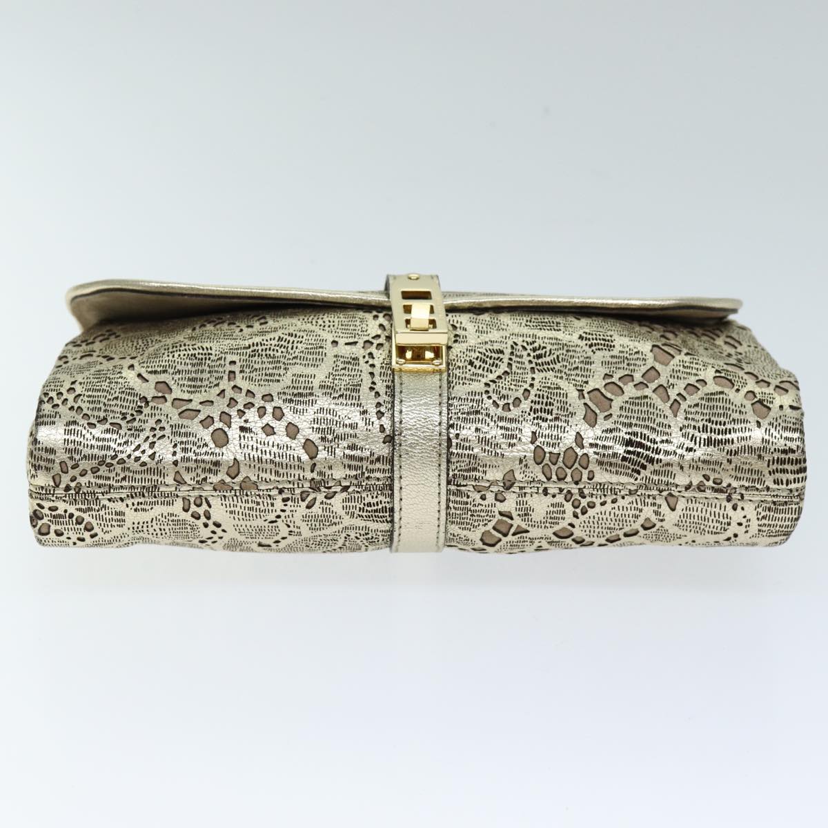 Burberry Brand Leather Gold Shoulder Bag