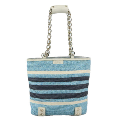 Burberry Blue Wicker Shoulder Bag ( )