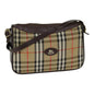 Burberry Nova Brand Canvas White Shoulder Bag Style 56