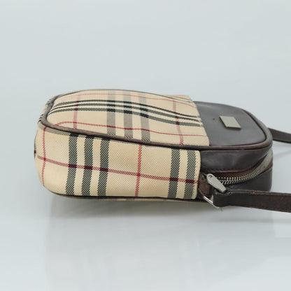 Burberry Nova Check Beige Canvas Shoulder Bag ( )
