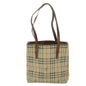 Burberry Nova Brand Canvas White Shoulder Bag Style 26