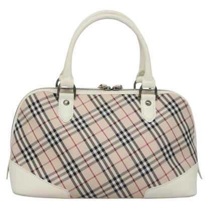 Burberry Nova Check Beige Canvas Handbag ( )