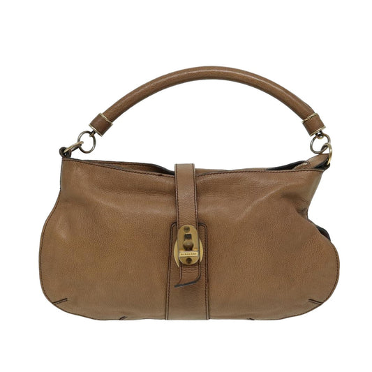 Burberry Brand Leather Brown Shoulder Bag Style 16