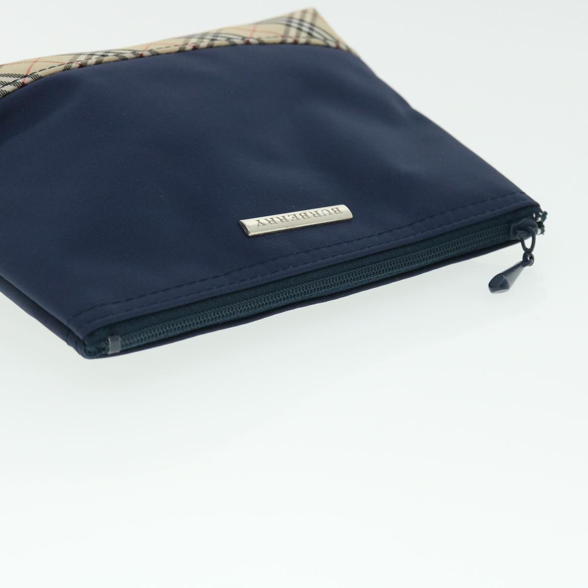 Burberry Brand Blue Clutch Bag