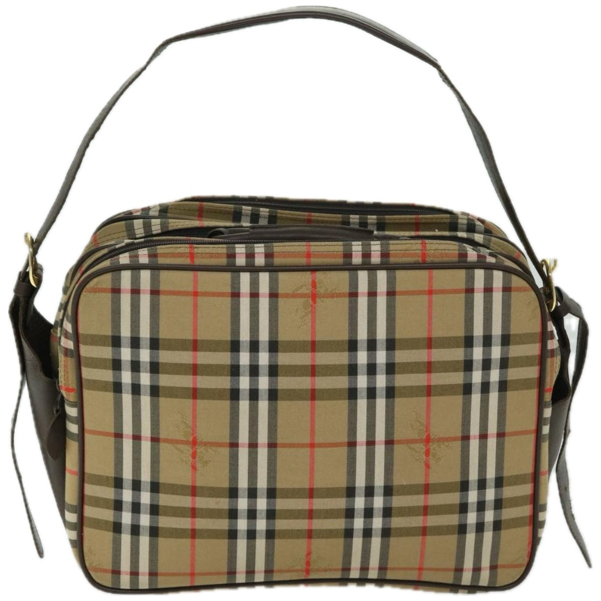 Burberry Brand Canvas White Shoulder Bag Style 8