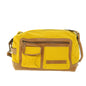 Burberry Brand Canvas Yellow Shoulder Bag