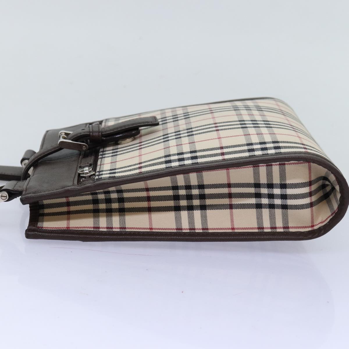 Burberry Nova Brand Canvas White Shoulder Bag Style 8