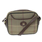 Burberry Nova Brand Canvas White Shoulder Bag Style 64