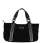 Burberry Label Brand Canvas Black Handbag Style 2