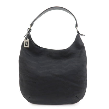 FENDI Canvas Leather Tiger Pattern Shoulder Bag Hand Bag 8BR279 Rovelle Bags