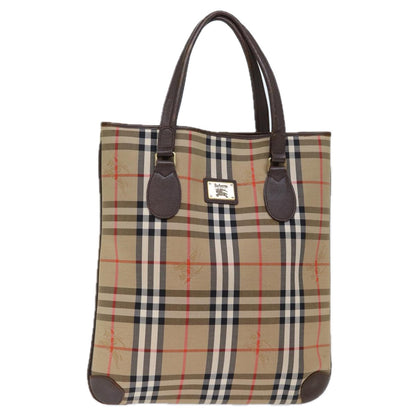 Burberry Nova Brand Canvas White Tote Bag Style 2