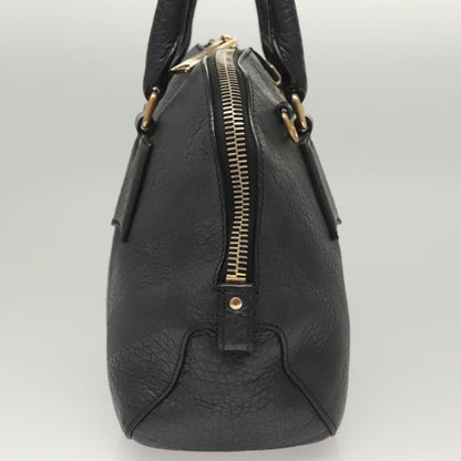 Burberry Orchad Black Leather Handbag ( )