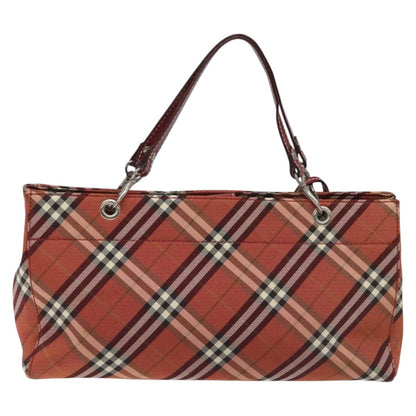 Burberry Nova Check Red Synthetic Handbag ( )