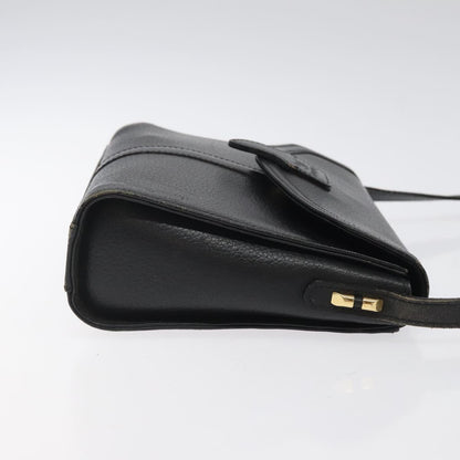 Burberry Nova Check Black Leather Shoulder Bag ( )