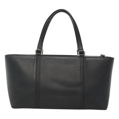 Burberry Black Leather Tote Bag ( )