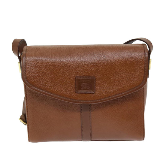 Burberry Brand Leather Brown Shoulder Bag Style 3