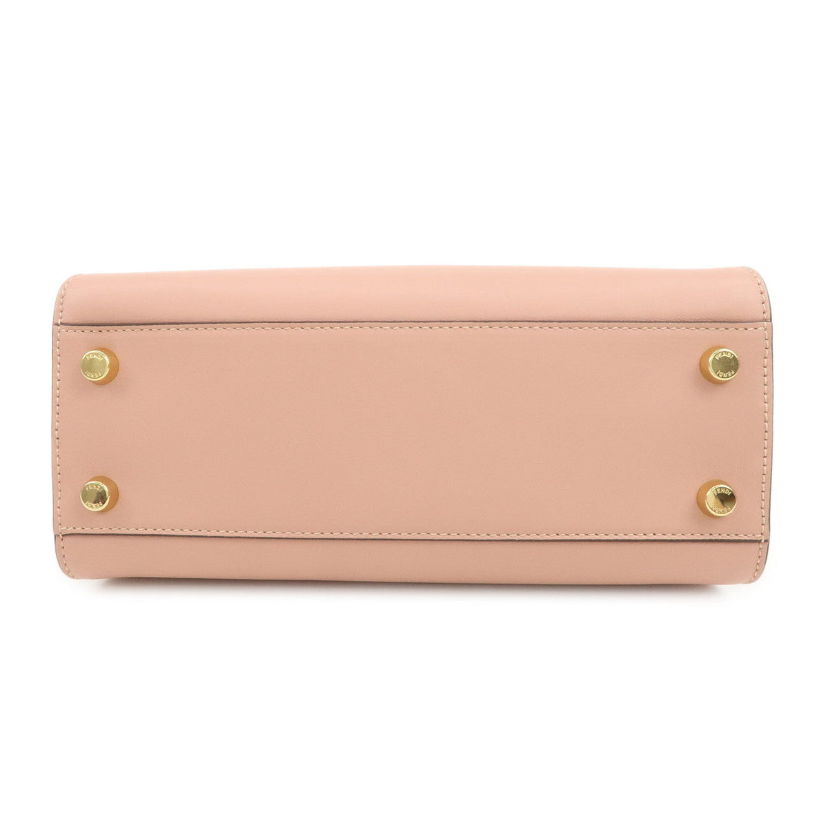 FENDI Peekaboo Iconic Essentially Leather 2Way Bag Pink 8BN302 Rovelle Bags