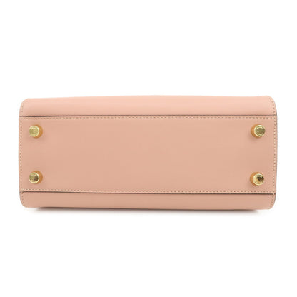 FENDI Peekaboo Iconic Essentially Leather 2Way Bag Pink 8BN302 Rovelle Bags