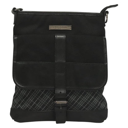 Burberry Nova Check Black Nylon Shoulder Bag ( )