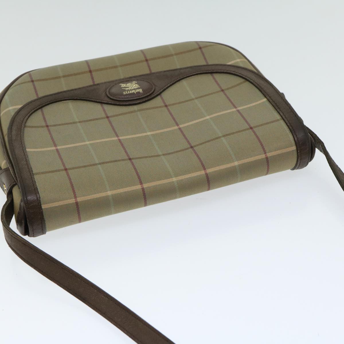 Burberry Nova Brand Canvas White Shoulder Bag Style 17