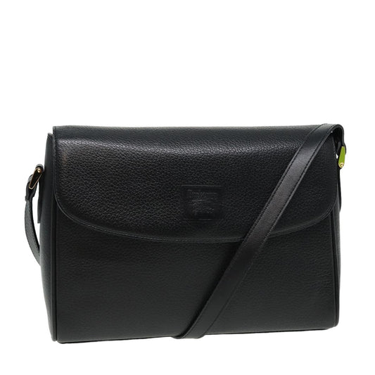 Burberry Brand Leather Black Shoulder Bag Style 19