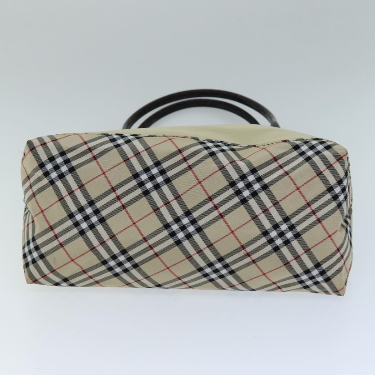 Burberry Nova Brand Check White Tote Bag