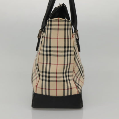 Burberry Nova Check Beige Canvas Handbag ( )