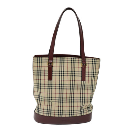 Burberry Nova Brand Canvas White Tote Bag Style 13