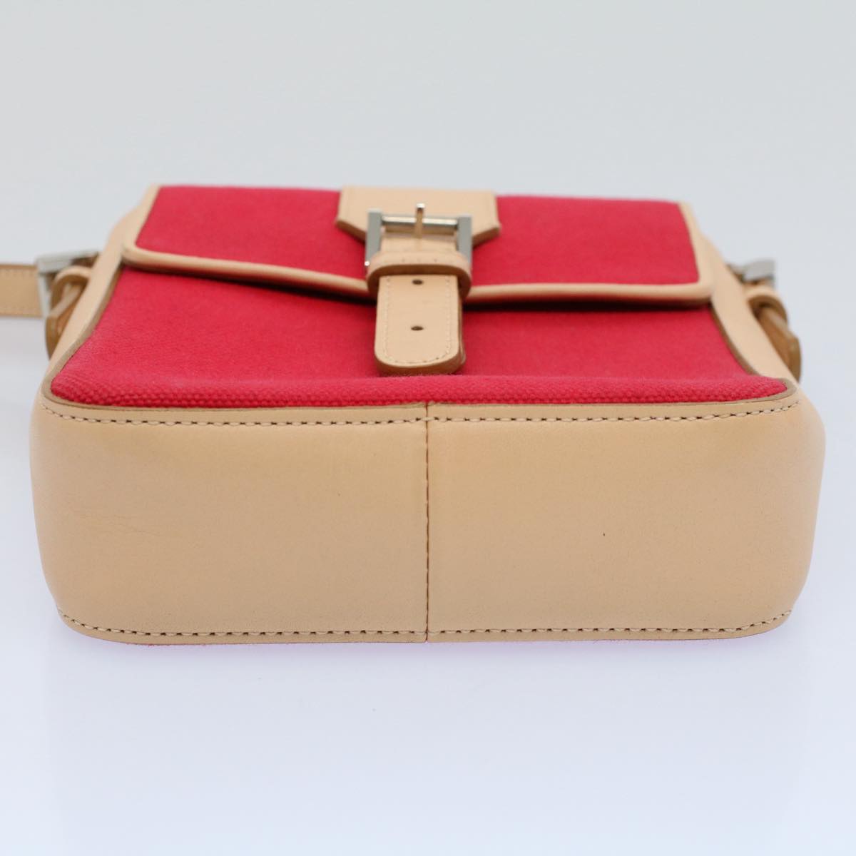 Burberry Brand Canvas Red Shoulder Bag