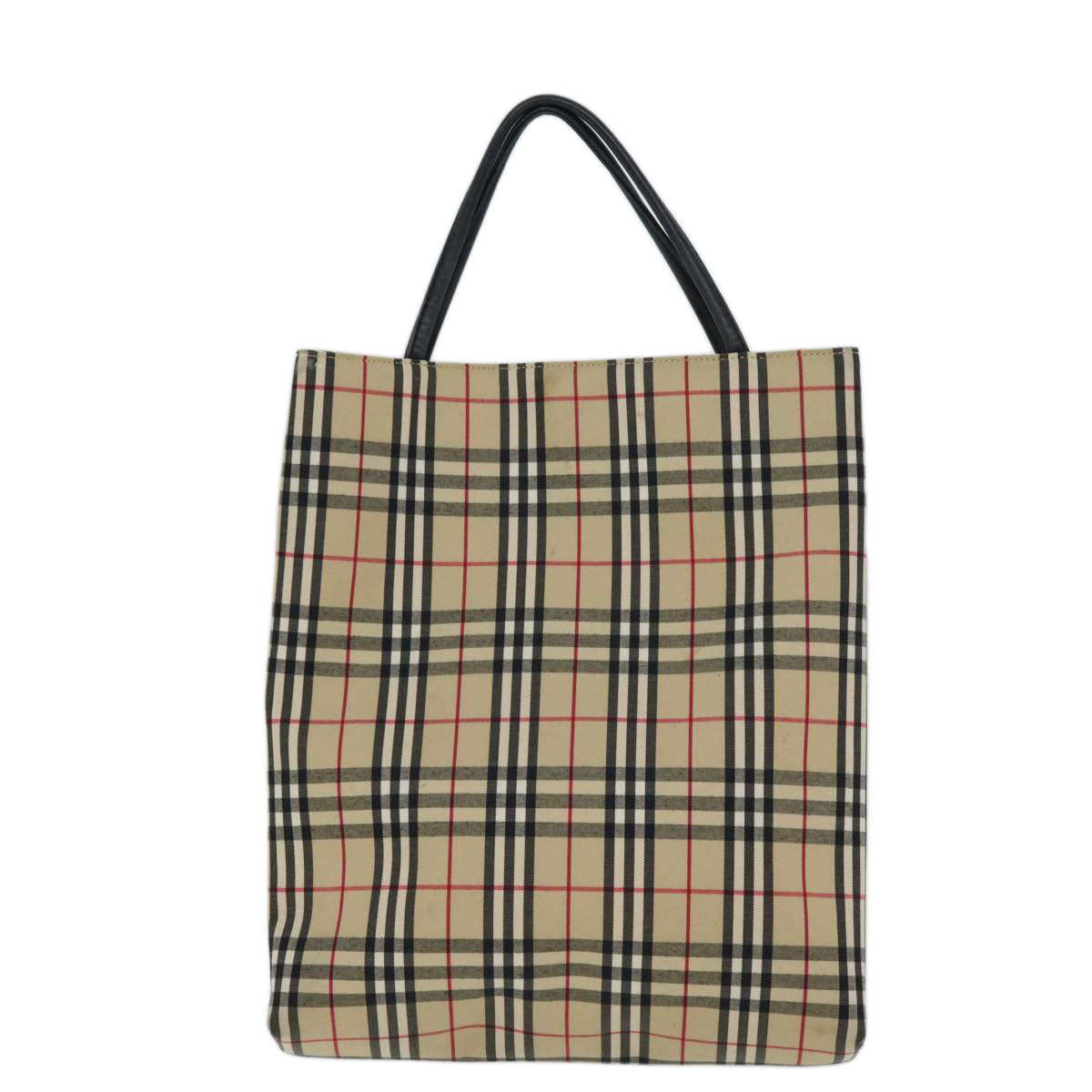 Burberry Nova Brand Canvas White Tote Bag Style 6