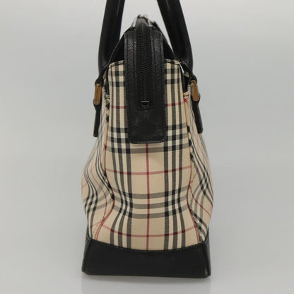 Burberry Nova Check Beige Canvas Handbag ( )