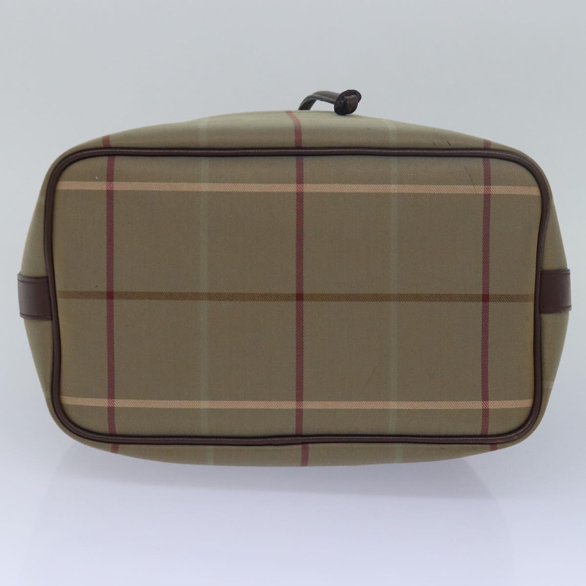 Burberry Nova Brand Canvas Green Shoulder Bag
