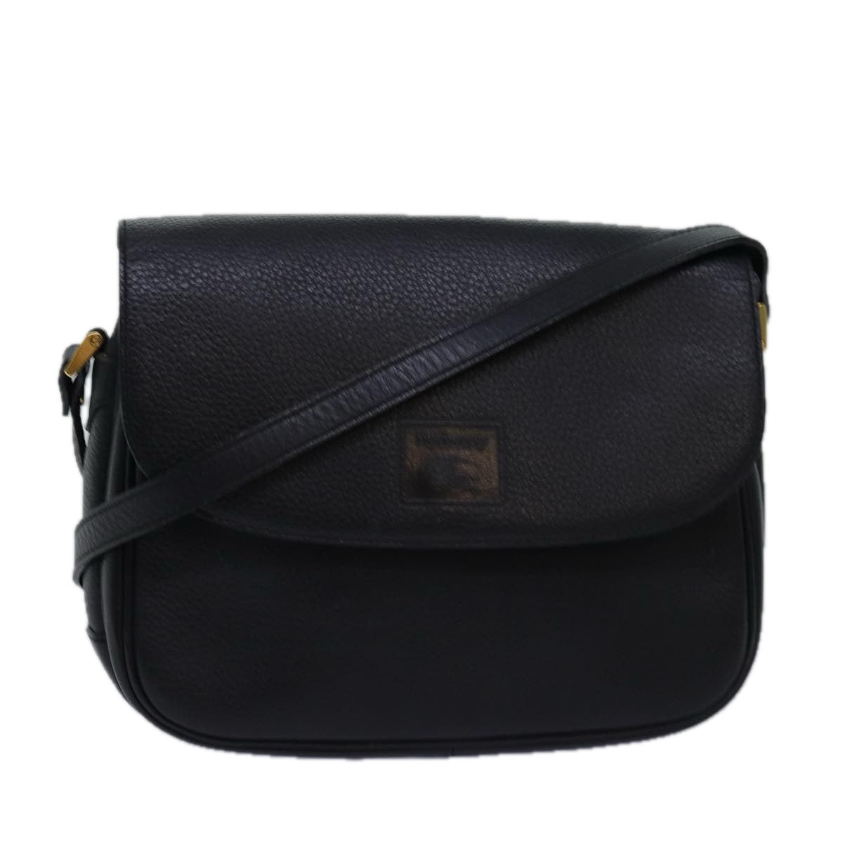 Burberry Nova Brand Leather Black Shoulder Bag Style 7