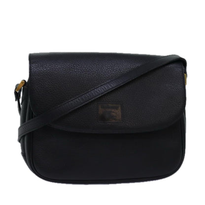 Burberry Nova Brand Leather Black Shoulder Bag Style 7