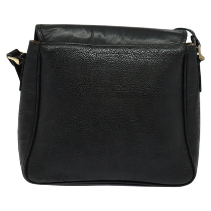 Burberry Blue Label Black Leather Shoulder Bag ( )