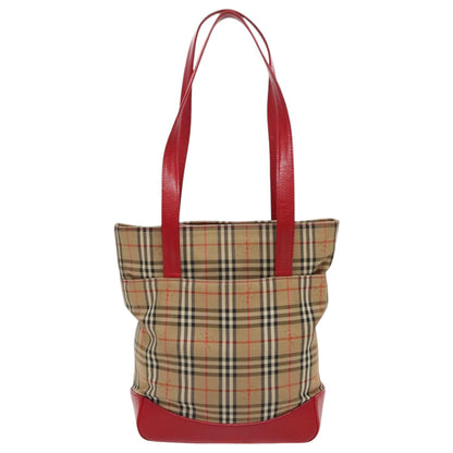 Burberry Nova Check Beige Canvas Shoulder Bag ( )