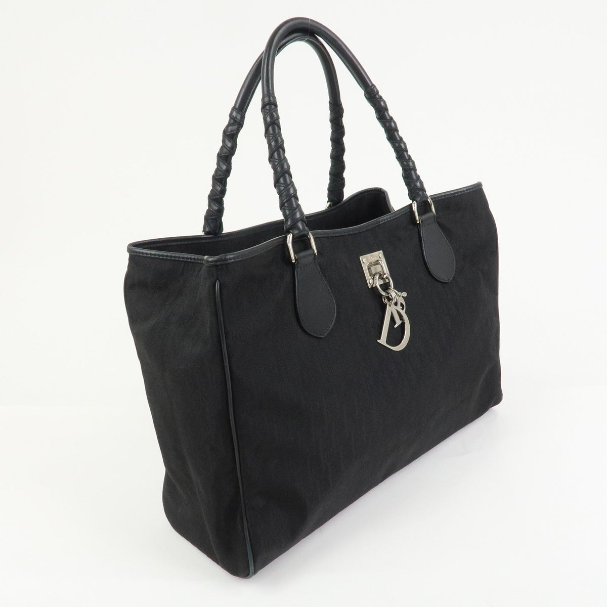 Christian Dior Trotter Nylon Canvas Leather Lovely Shoulder Bag Rovelle Bags